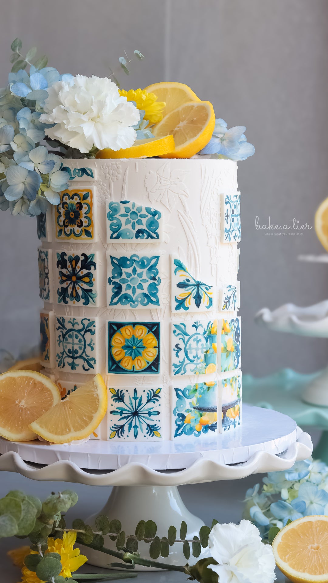 Mosaic Tile Cake