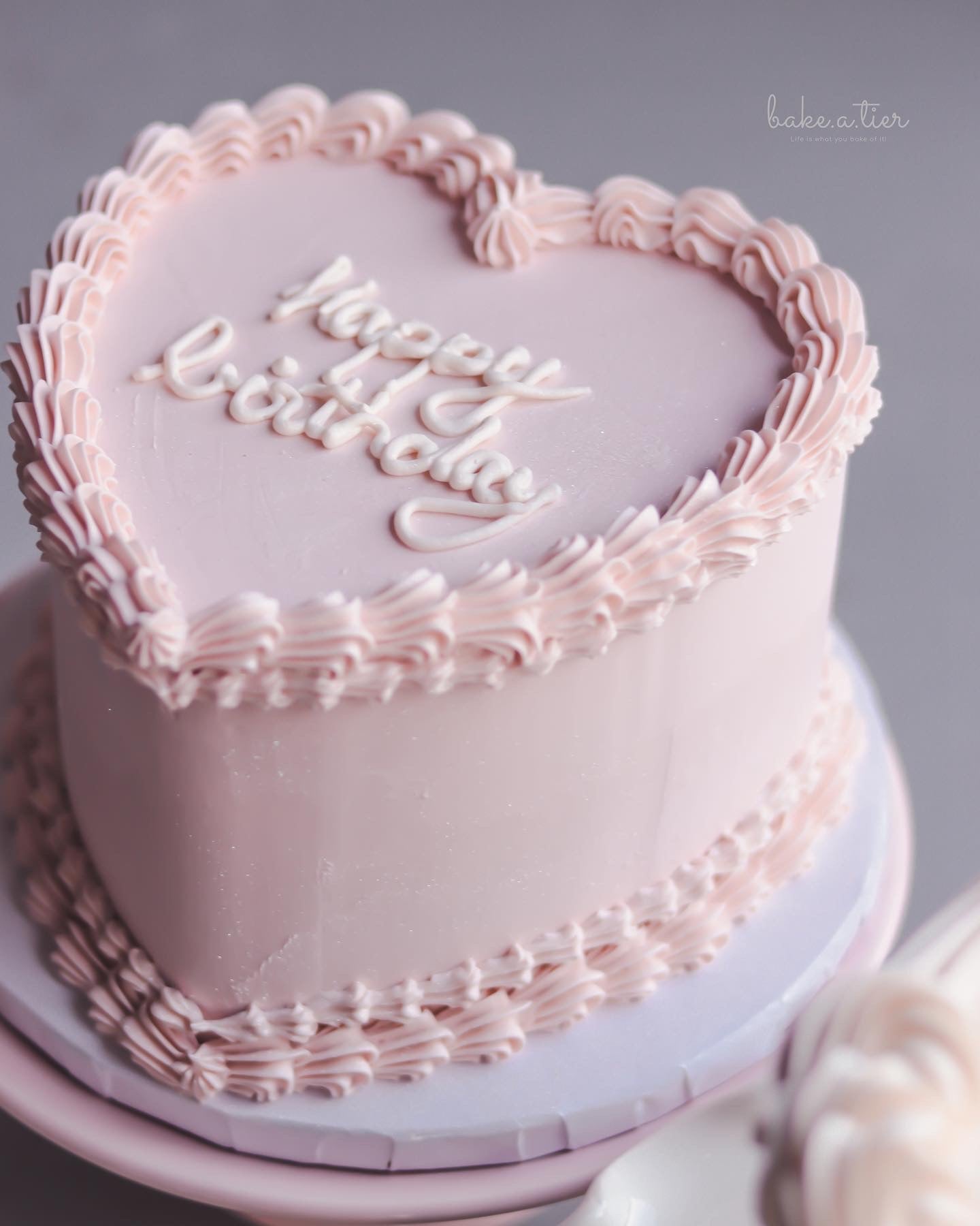 Minimalist Heart Cake