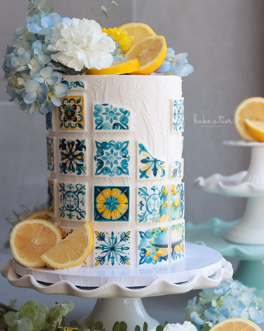 Mosaic Tile Cake