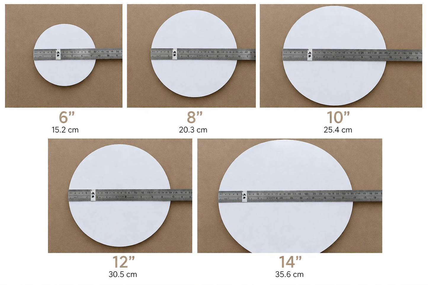 6" MDF Cake boards 6mm